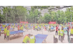 “國球進公園”戶外乒乓球走進鞍山