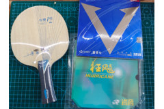 銀河專業1號正手配膠白金V、反手NEO省狂39度 配膠性能解讀