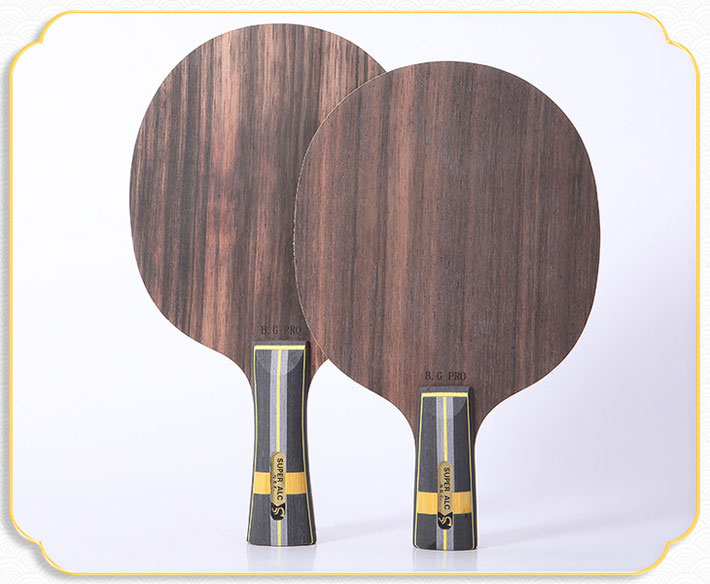 世奥得 黑金Pro 5+2黑檀内置纤维乒乓球底板 快弧进攻型